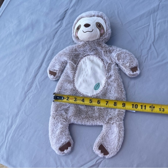 Douglas Baby Brown Sloth Sshlumpie Plush Stuffed Animal Lovey Security Blanket - Picture 6 of 10